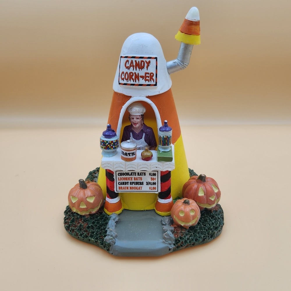 Lemax Spooky Town Halloween Cand Corn-er Village Accessory 2016 #83349 in Box